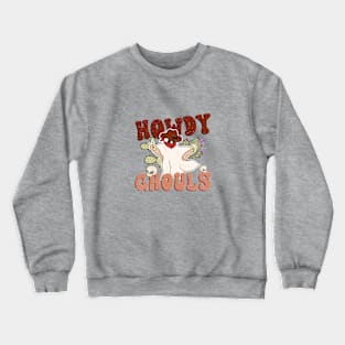 Howdy Ghouls: Western Halloween Cow Boy/Girl Crewneck Sweatshirt